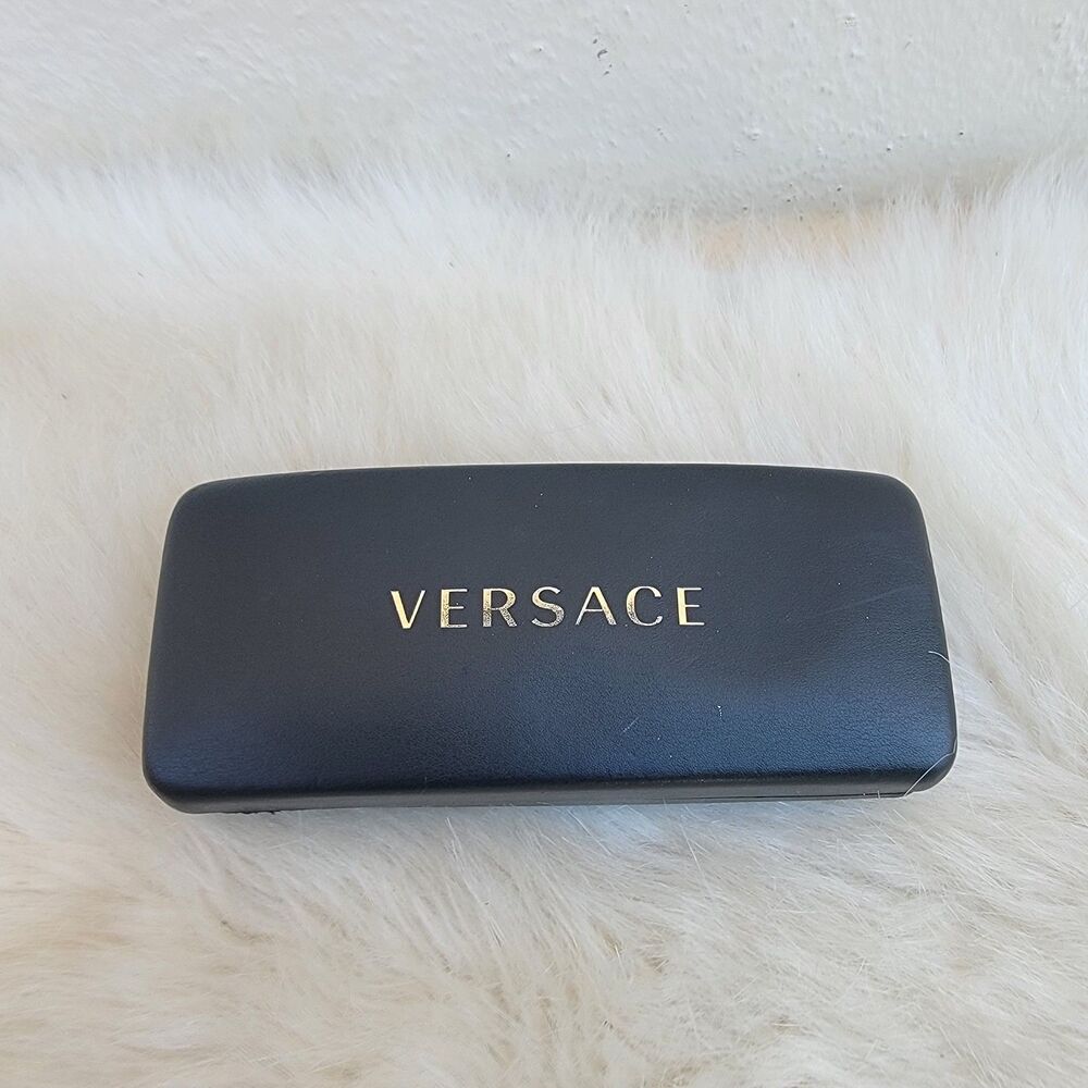 VERSACE Black Hard Sunglasses Case